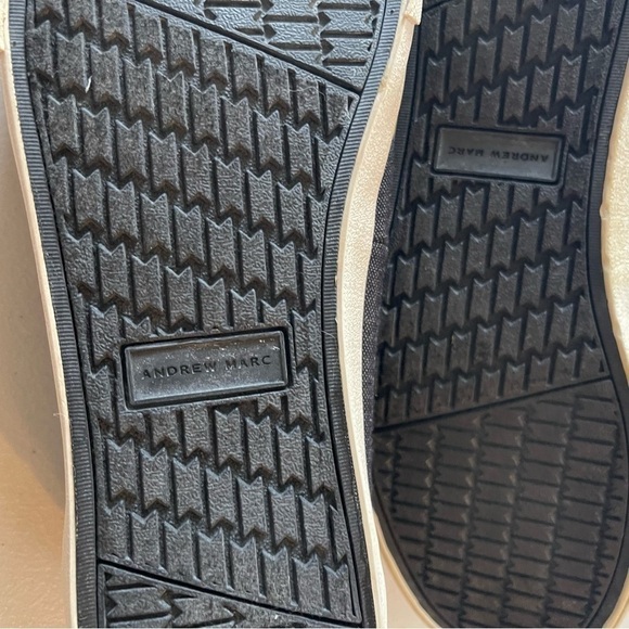 Andrew Marc memory foam sneakers black NWOT men’s size 8 - Picture 10 of 11